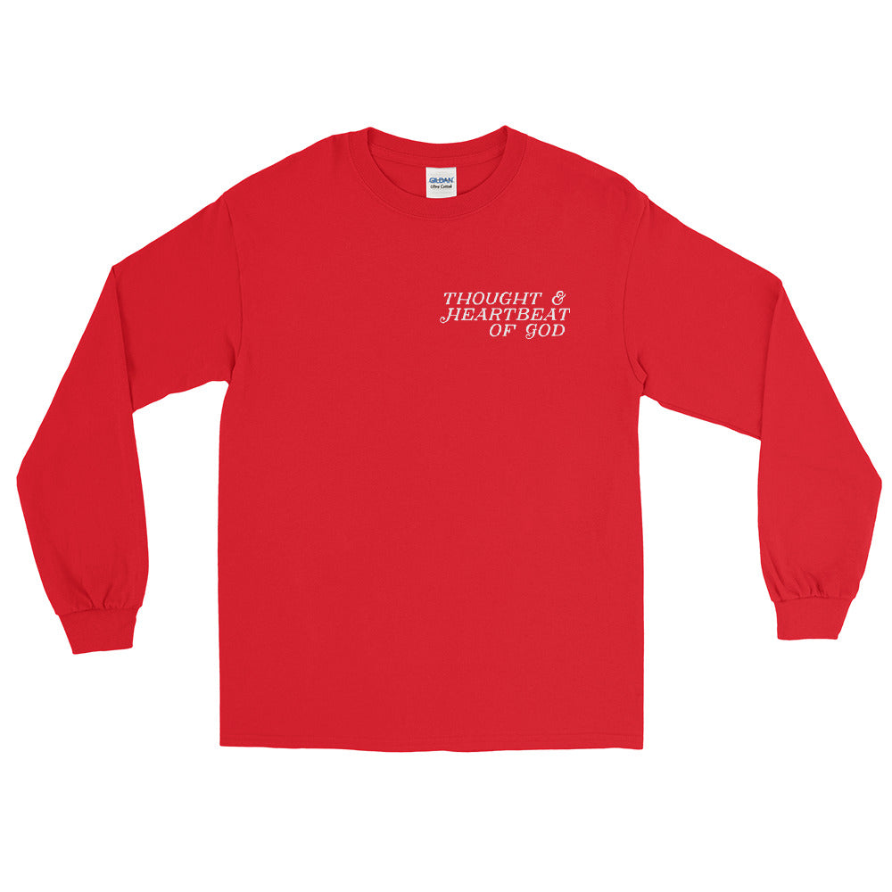 "Thought & Heartbeat of God" - Men’s Long Sleeve Shirt